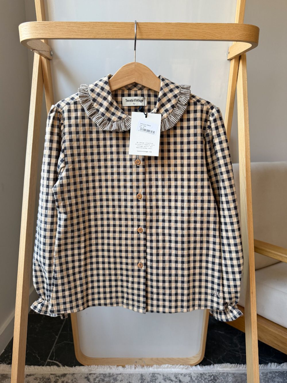 Новая хлопковая блузка Tocoto Vintage, 116