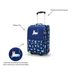 Чемодан детский trolley xs abc friends blue