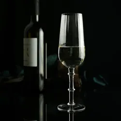 Бокал-флюте для шампанского 290 мл "Optical-2" d 5 см h23 см P.L. - BarWare [6]