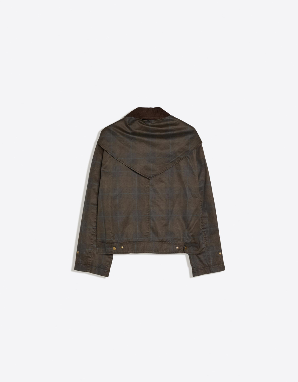 Женская вощеная куртка из вельвета с платком - BERSHKA