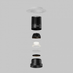 Встраиваемый светильник Maytoni Dip DL121-15W-4K-TRS-B