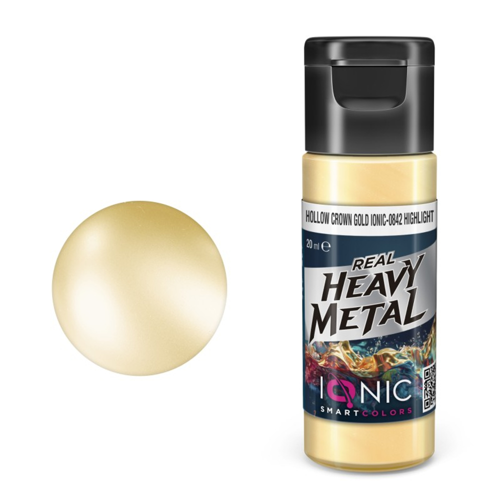 Real Heavy Metal Hollow Crown Gold Highlight