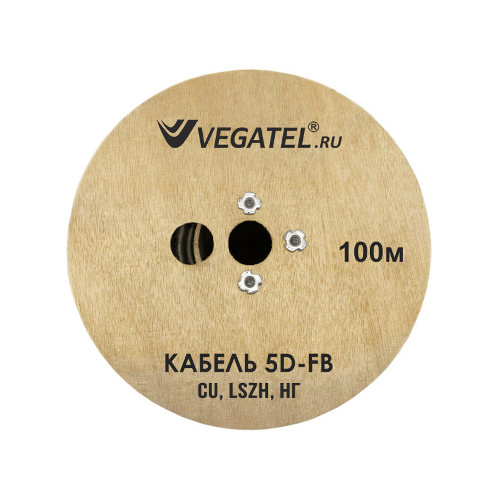 Кабель VEGATEL 5D-FB Cu (ГОСТ, синий)