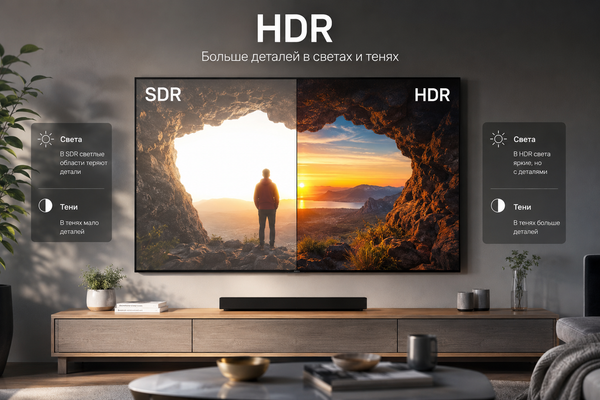 HDR в телевизоре: чем отличаются HDR10, Dolby Vision и HLG и за что не стоит платить HDR в телевизоре: чем отличаются HDR10, Dolby Vision и HLG и за что не стоит платить