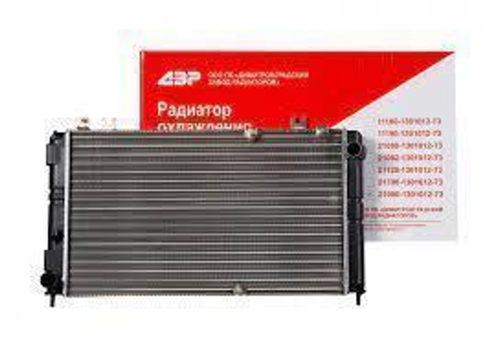 Радиатор охлаждения ВАЗ 2190 Гранта алюминий +A/C ДЗР