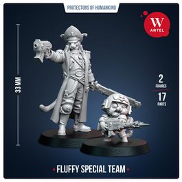 Комплект миниатюр Fluffy Special Team