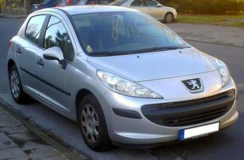 Порог левый Peugeot 207 2006-2012 (1мм)