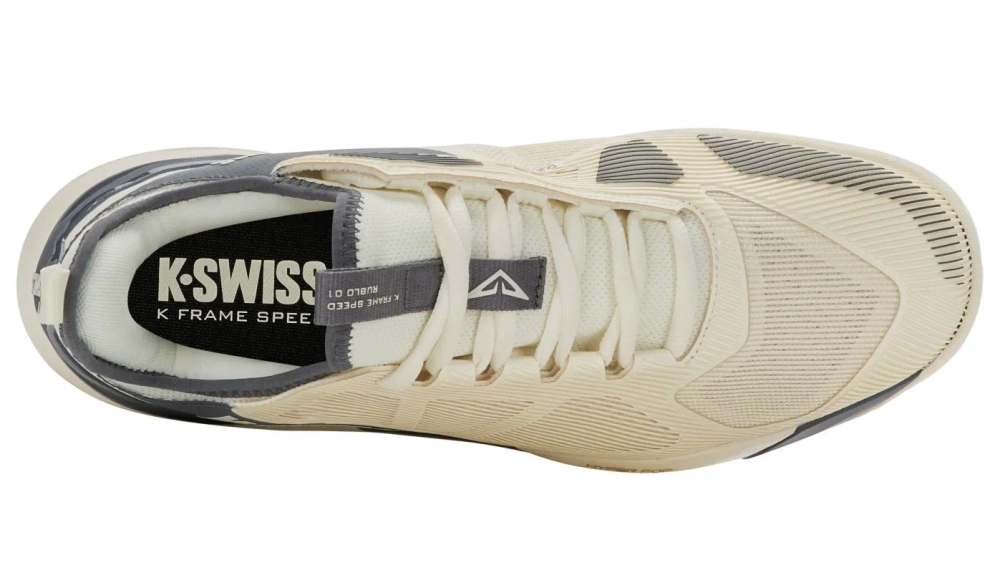 Теннисные кроссовки K-Swiss K-Frame Speed Rublo Clay - egret/turbulence