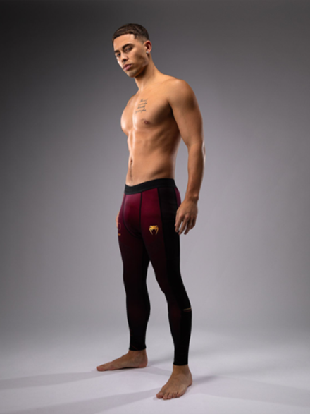 Тайтсы Venum Tactical XT Black/Burgundy/Gold