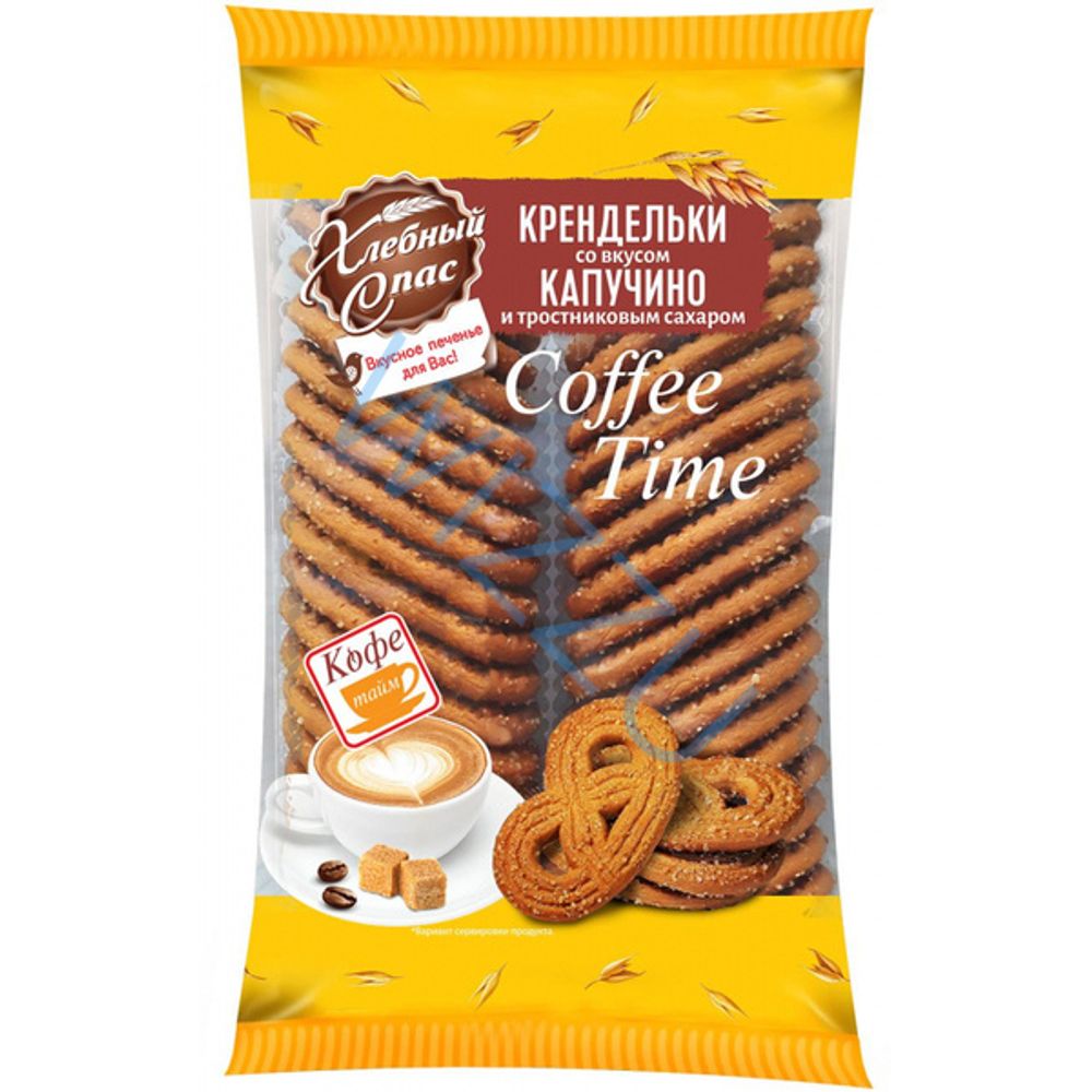 Печенье сдоб Хлебный Спас Крендельки ИМБИРНЫЕ COFFEE TIME 320г