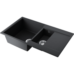 Мойка кухонная Omoikiri Daisen 86-2-BL Artgranit, черный