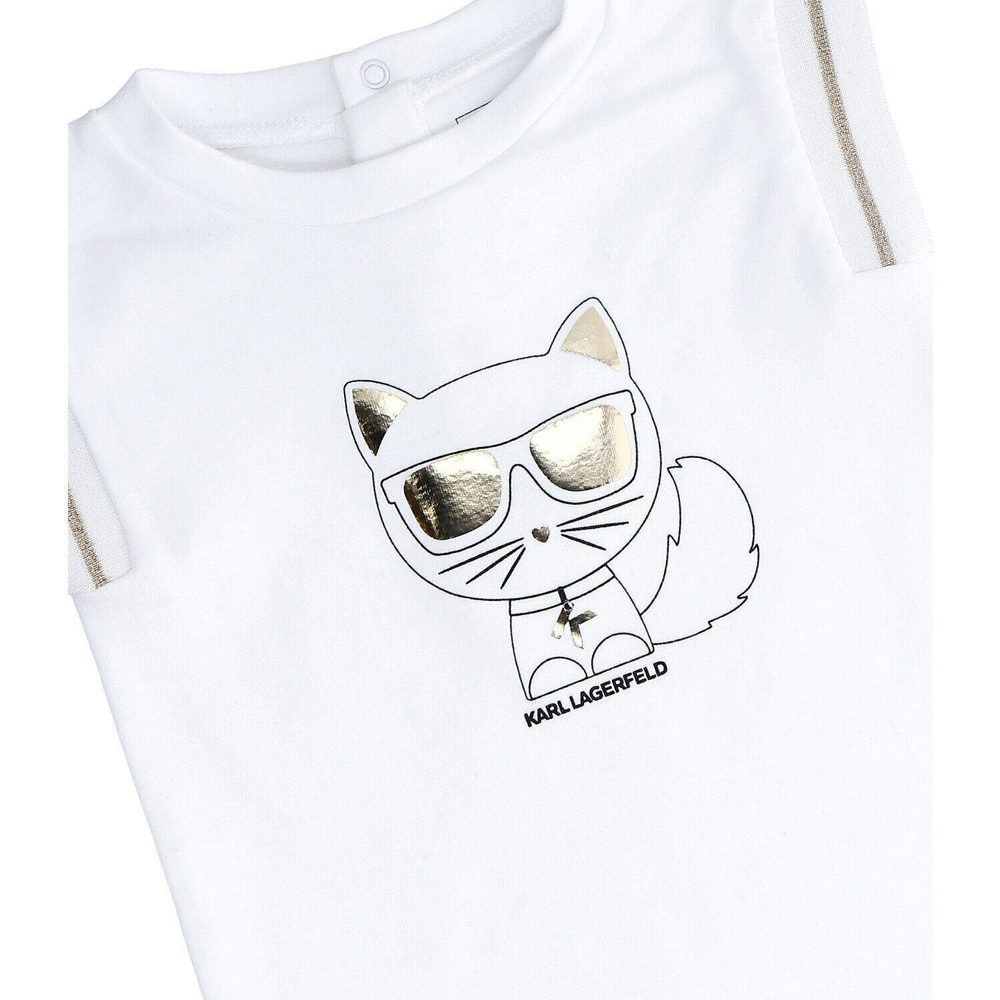 футболка Karl Lagerfeld Kids - белый(Z92021)