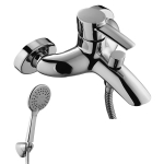 СМЕСИТЕЛЬ ДЛЯ ВАННЫ С КОРОТКИМ ИЗЛИВОМ ХРОМ (128R) (К/К4) LM3202C АТЛАНТИСС