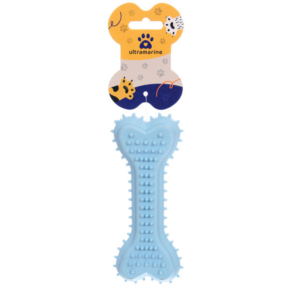 Игрушка для собаки «Baby-Косточка» 14*6см цвет голубой Ultramarine