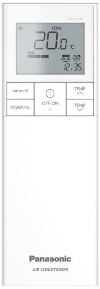 Настенная сплит-система Panasonic CS-XZ35XKEW/CU-2E18PBD, серебристый — (2)