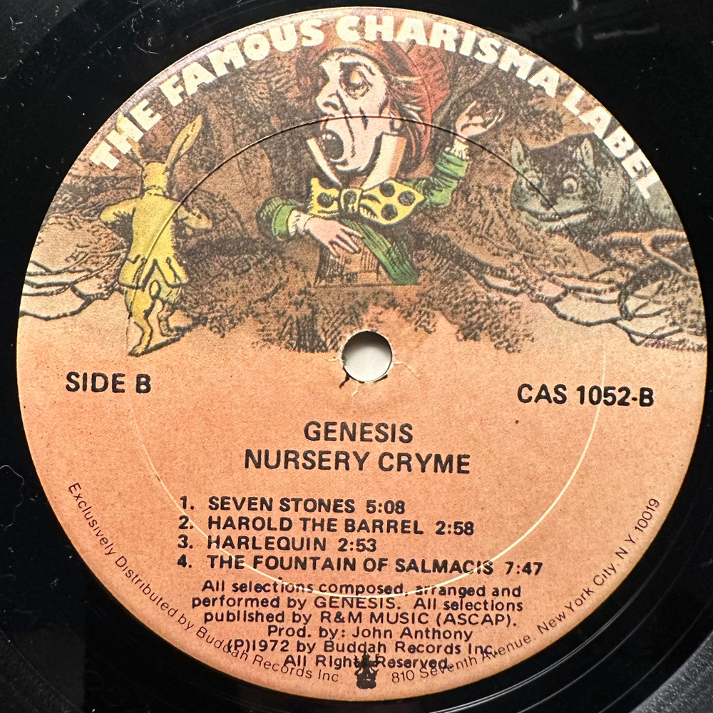 Genesis - Nursery Cryme (США)