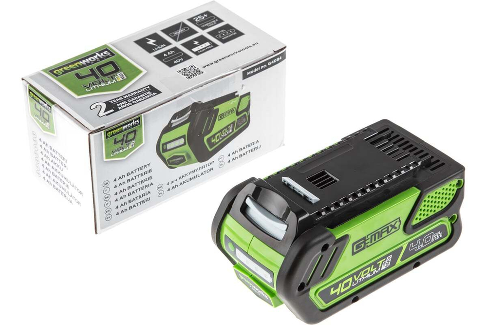 Снегоуборочник-снеголопата GREENWORKS GD40SSK4 40 V с акк и з/у   2600807UB