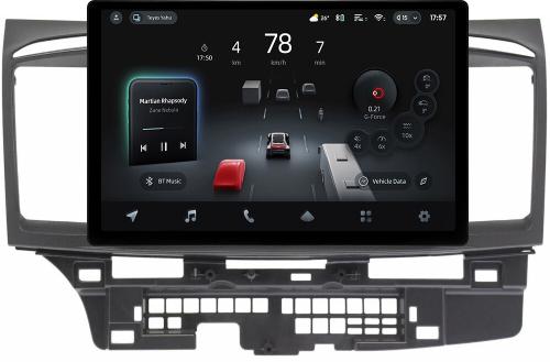 Магнитола для Mitsubishi Lancer X 2007-2016 (рамка 9) - Teyes CC4-PRO монитор 13" 2K QLED на Android 13, Быстрейшая, Snapdragon 778G, ИИ, CarPlay, DSP, 4G SIM-слот