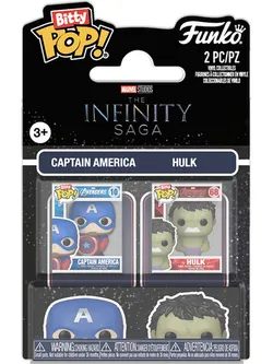 Funko Bitty POP! Marvel Infinity Saga (Captain America & Hulk) 2PK