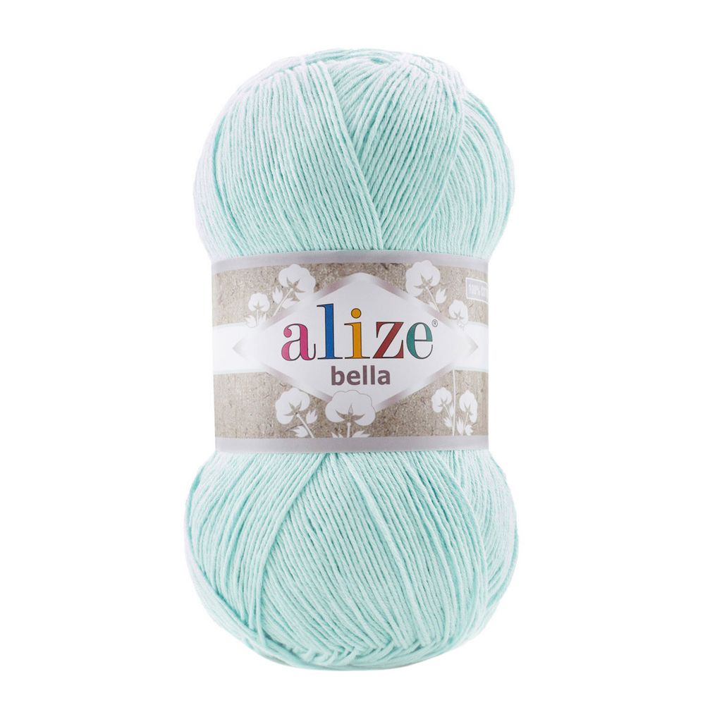 Пряжа Alize (Ализе) Bella 100 / уп.5 мот. по 100 г, 360м, 514 зимнее небо A