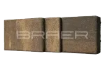 Тротуарная плитка Braer Старый город Ландхаус, Color Mix Каштан, 60 мм