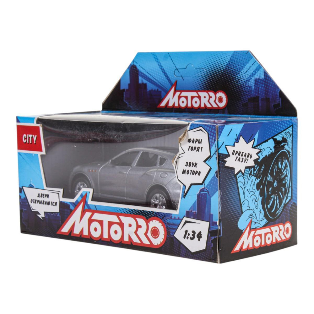 Машина металл., 1:34, Motorro, откр. двери, свет/звук 200618963