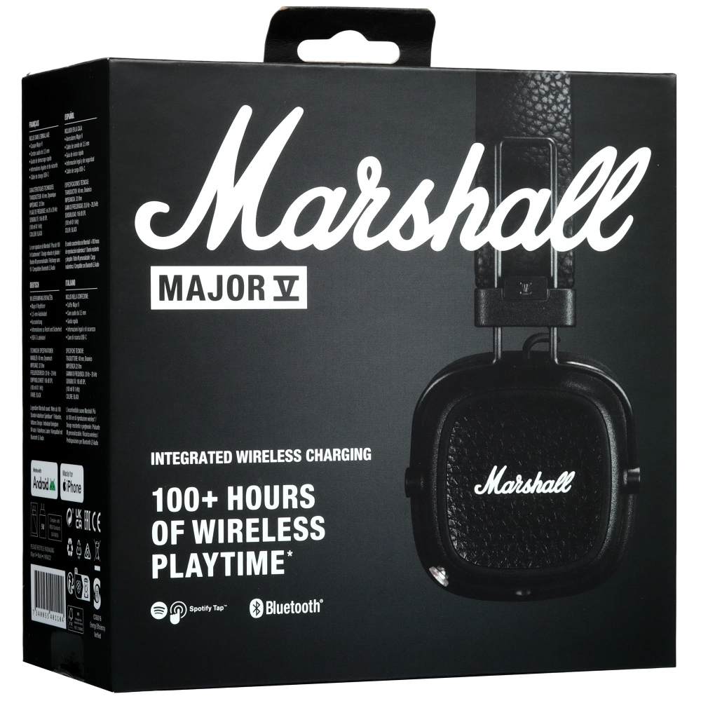 Беспроводные наушники Marshall Major V черный 2024