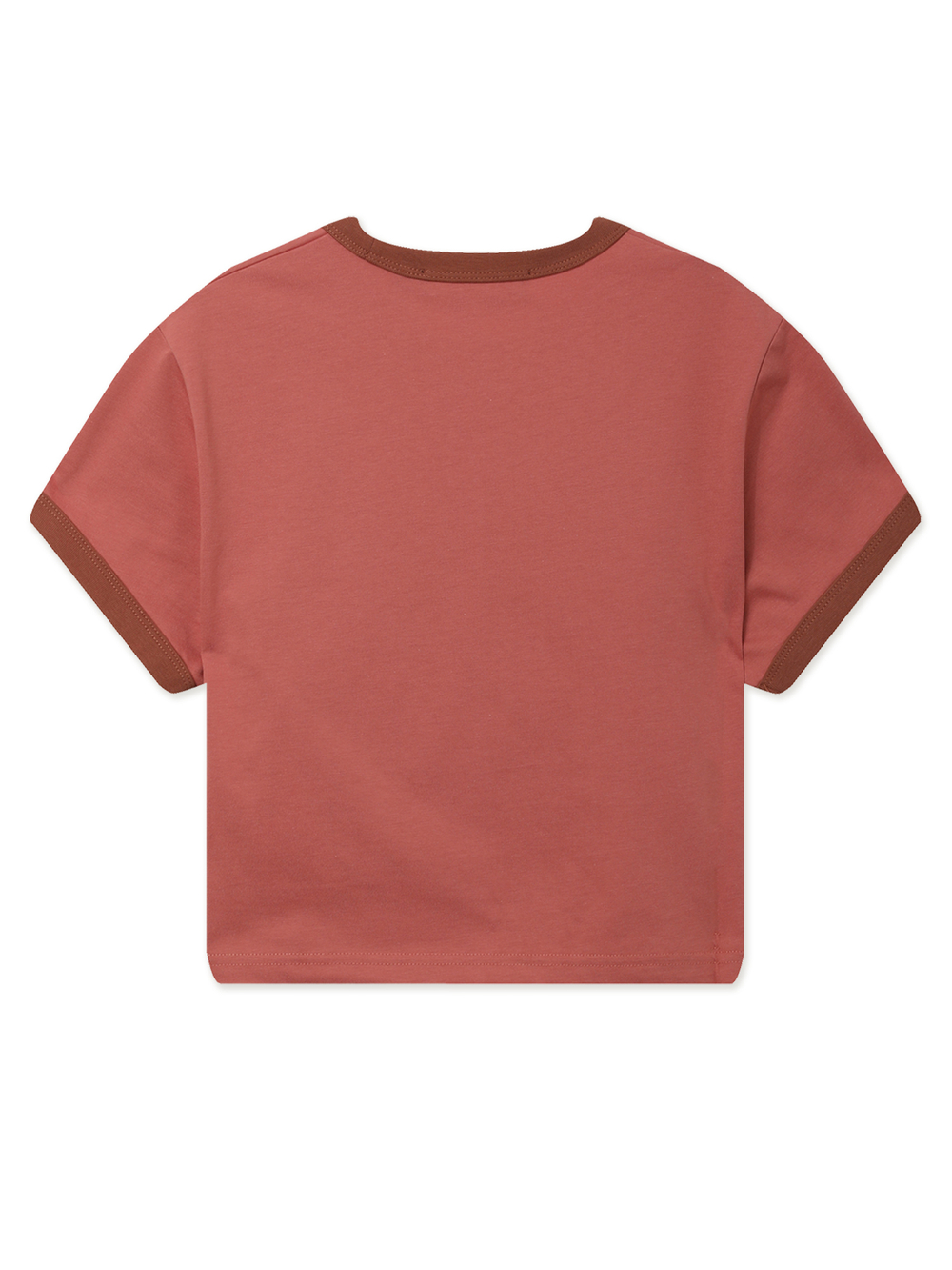 Женская Футболка Cropped Ringer