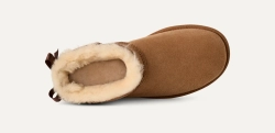 UGG Угги Ultra Mini Bailey Bow, каштановый