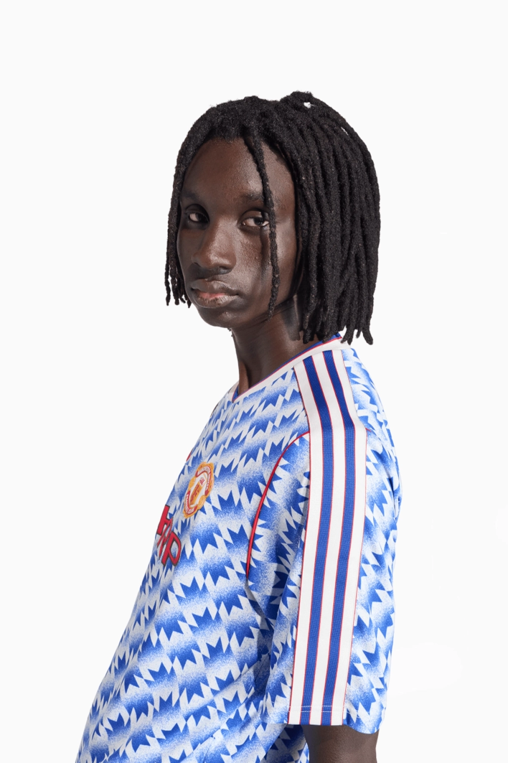 Футболка adidas Manchester United 1990 Away - синий