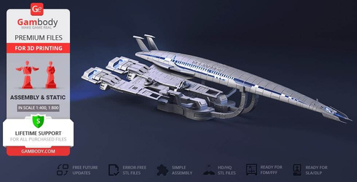 Нормандия normandy mass effect Коллекционная Фигурка Аниме