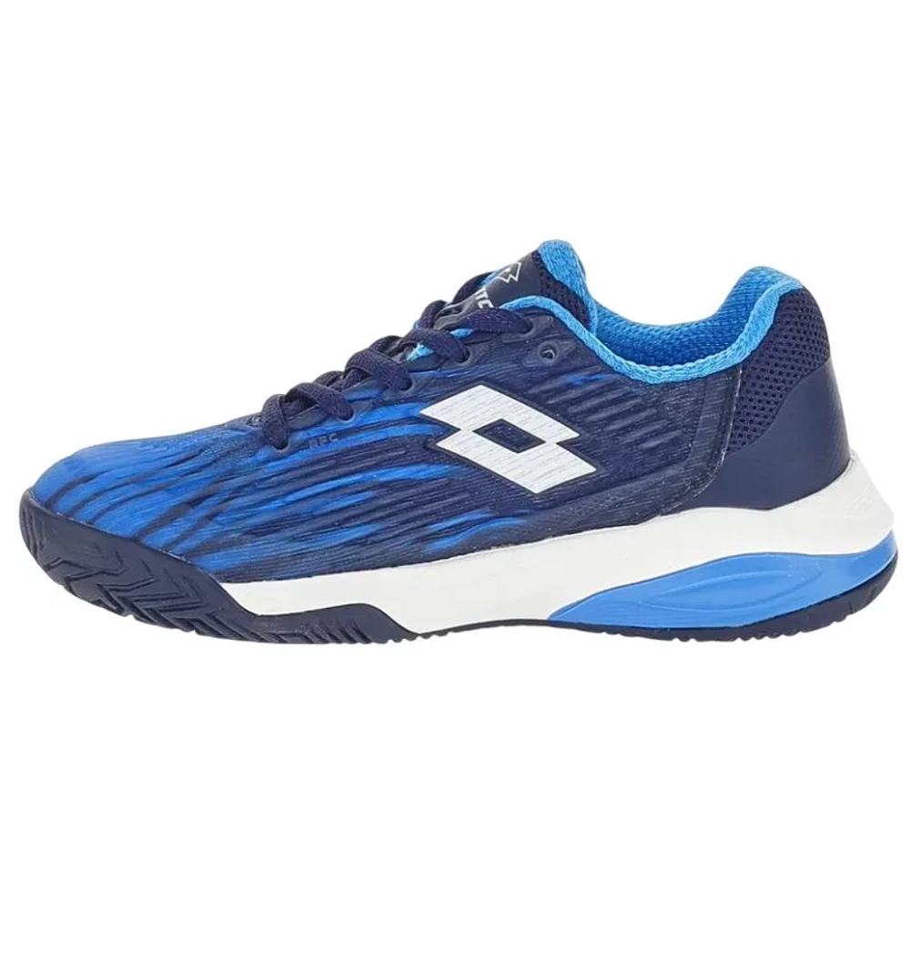 Детские теннисные кроссовки Lotto Mirage 200 II PRT ALR JR - navy blue/all white/dogers blue