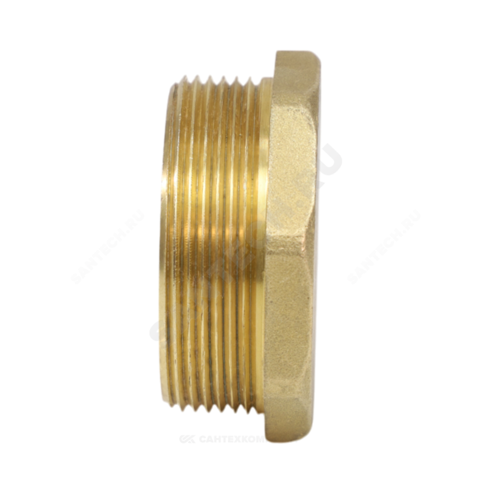 Заглушка латунь Ду 50 (2") НР VALFEX VF.583.L.200