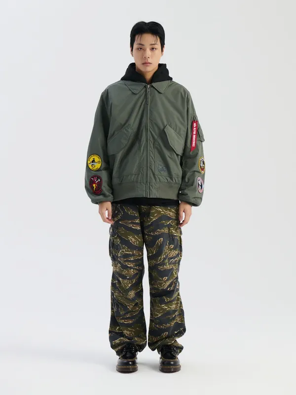 Ветровка мужская ALPHA INDUSTRIES CWU 36/P RELAXED PATCHED FLIGHT JACKET