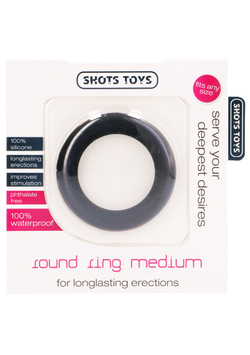 Shots Media Round Cockring - Эрекционное кольцо Medium