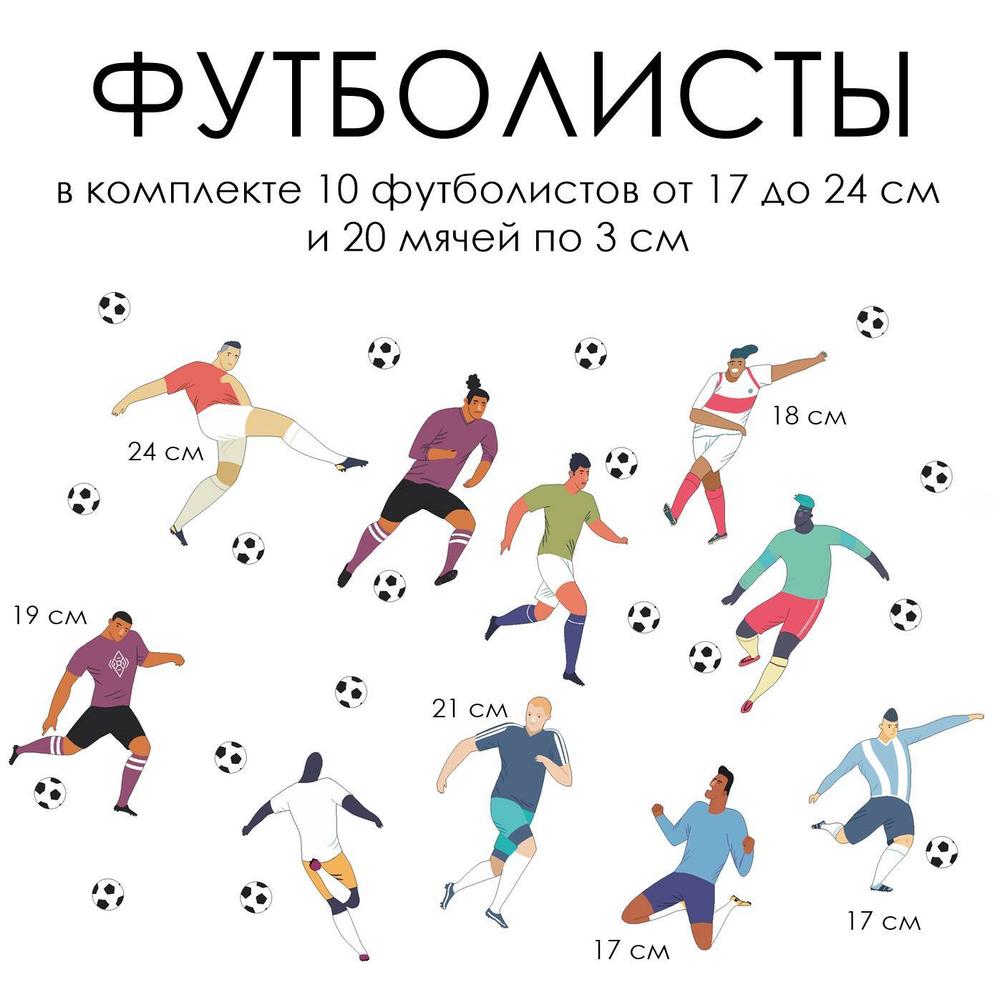 Стикеры ФУТБОЛИСТЫ