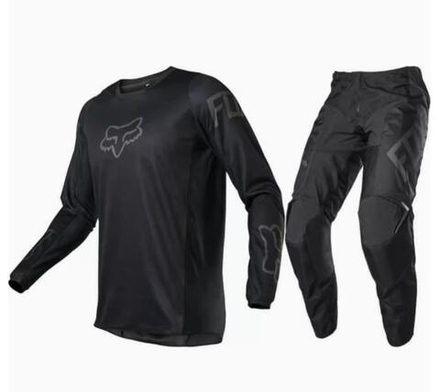 костюм кроссовый Fox style 180 чёрный M