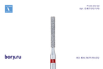 Бор алмазный красный Frank Dental типа FG - D.837.012.F.FG