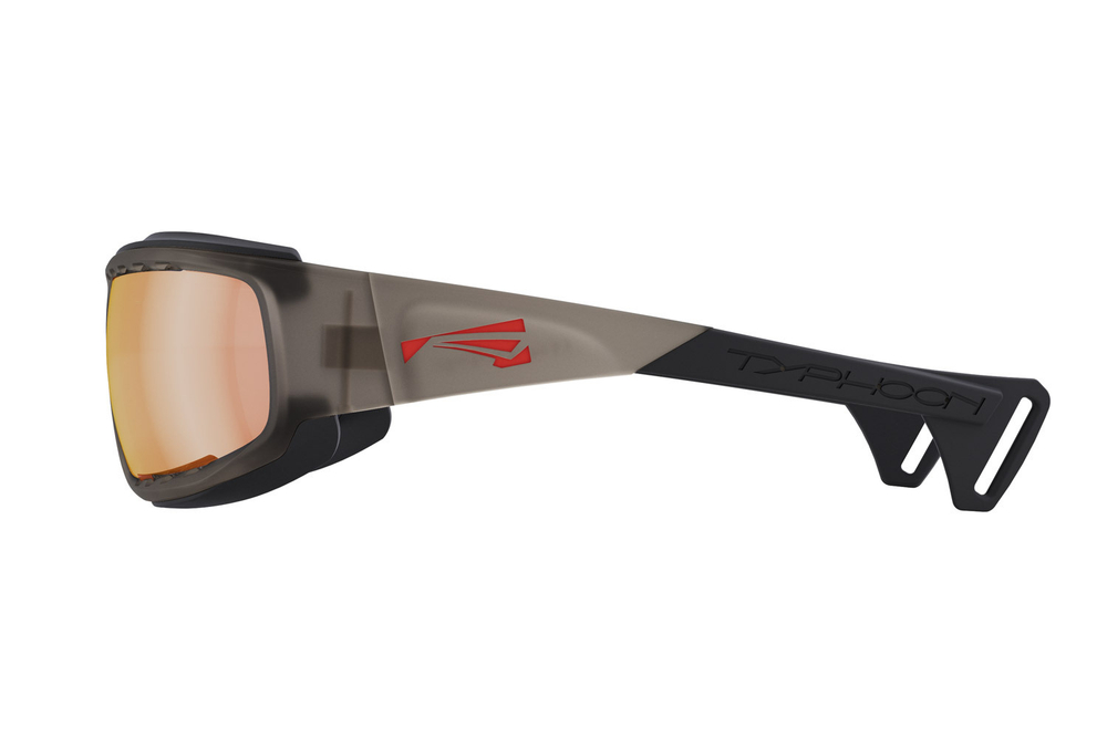 Спортивные очки LiP Typhoon / Trans. Grey - Black / Zeiss / PA Polarized / Rose Gold Lens
