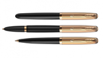 Шариковая ручка Parker 51 DELUXE BLACK GT, стержень: M, цвет чернил: black, в подарочной упаковке.