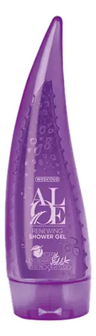 Гель для душа с ароматом сливы и экстрактом алоэ вера WEPROVE Renewing Shower Gel 250 мл