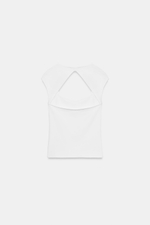 ТОП С ВЫРЕЗОМ НА СПИНЕ — ZARA
