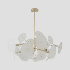 Потолочная люстра Dandelion DANDELION SP10 GOLD Crystal Lux