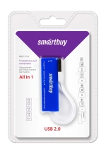 Картридер Универсальный SD/MMC+Micro SD+MS+M2 Smartbuy SBR-717