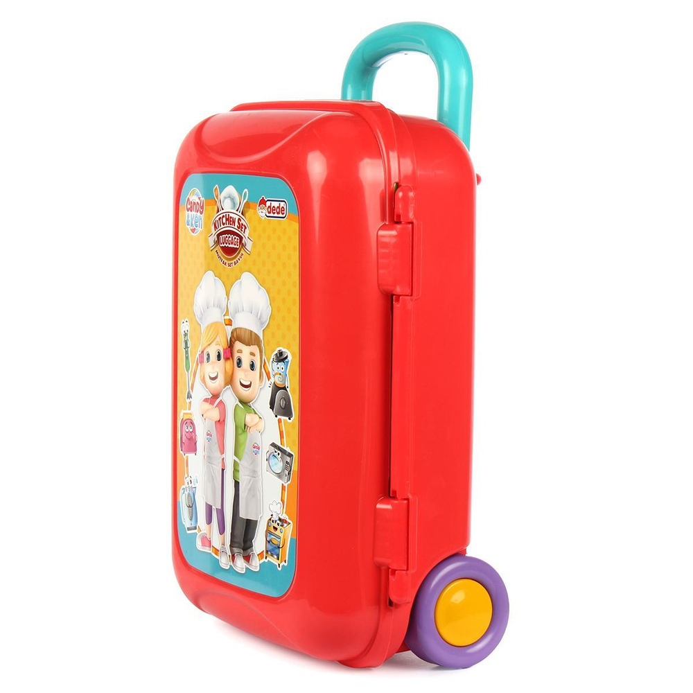 Игровой набор Мини-кухня Candy&Ken в чемодане, на колесах (Орион)