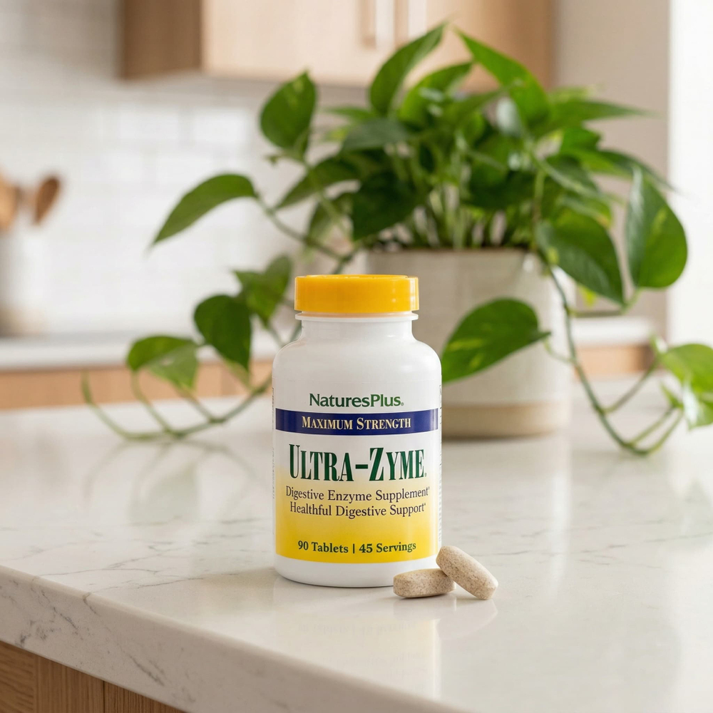 NaturesPlus, Ultra-Zyme®, максимальная эффективность, 90 таблеток