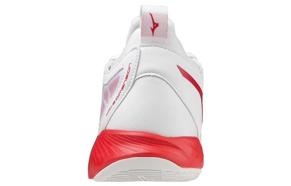 Mizuno Wave Dimension "White Red"