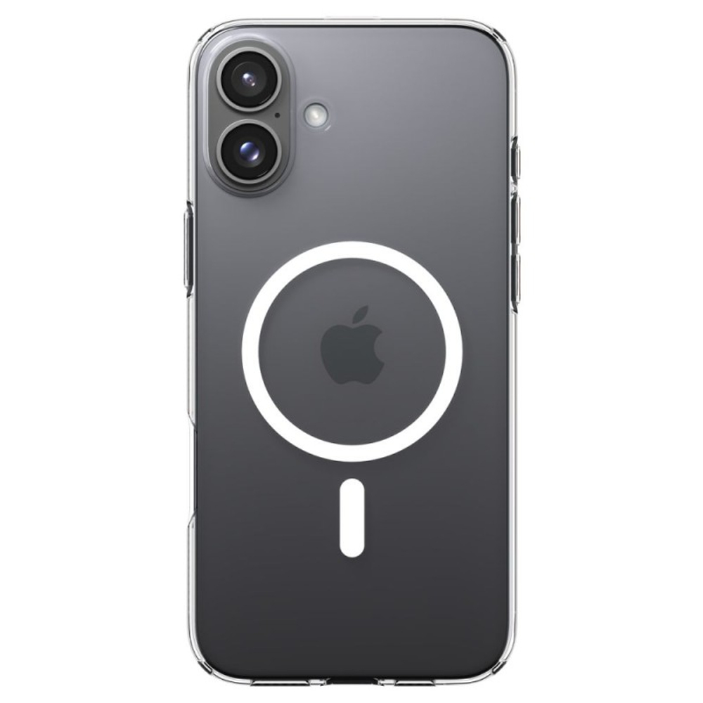 Чехол Spigen Liquid Crystal Mag с MagSafe для iPhone 16 Crystal Clear