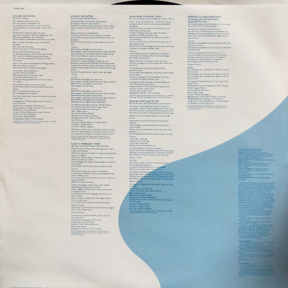 Gloria Estefan / Into The Light (LP)