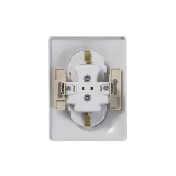 Розетка двойная с заземлением без шторок Systeme Electric Glossa Белый GSL000124